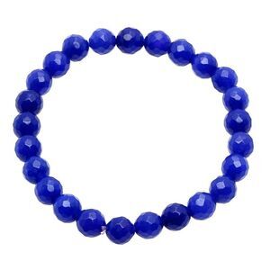 Pilgrim Skanderborg Blue Bead Stretch Bracelet